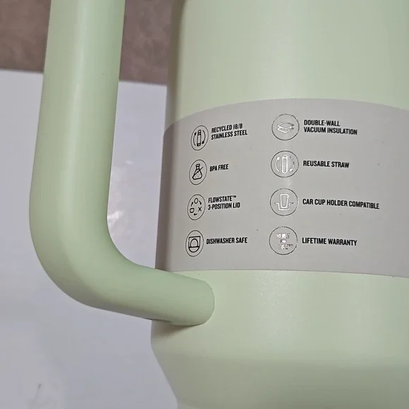 Stanley 40 oz Stainless steel H2.0 Flows tates Quencher Tumbler Rare Mint Color - Picture 8 of 9